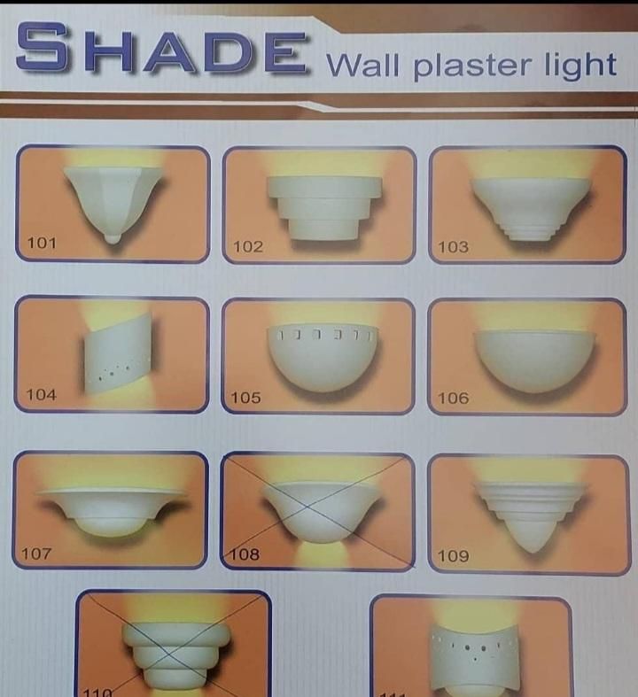 چراغ دیواری گچی|ریسه و چراغ تزئینی|تهران, جوادیه تهرانپارس|دیوار