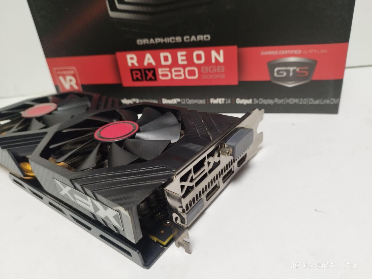 کارت گرافیک xfx rx580 8G ماین نشده با مهلت تست|قطعات و لوازم جانبی رایانه|تهران, جمهوری|دیوار