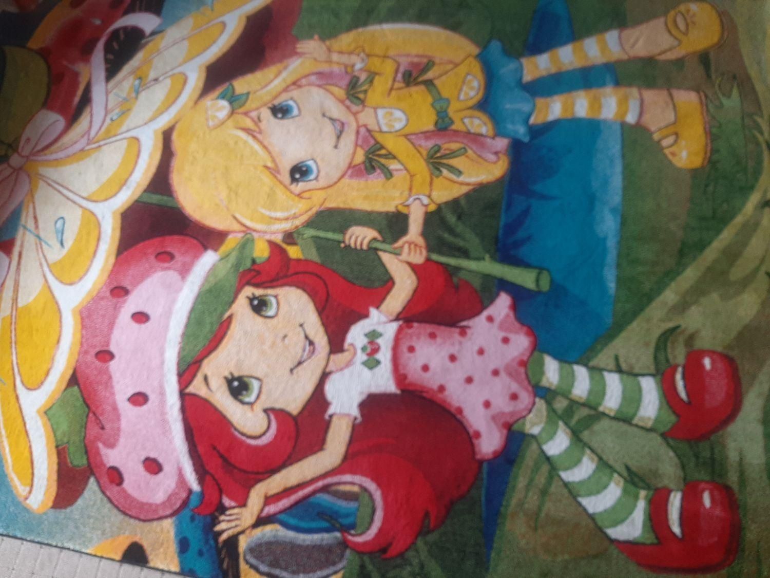 گلیم فرش دخترانه توت فرنگی|گلیم، جاجیم، گبه|شهرکرد, |دیوار