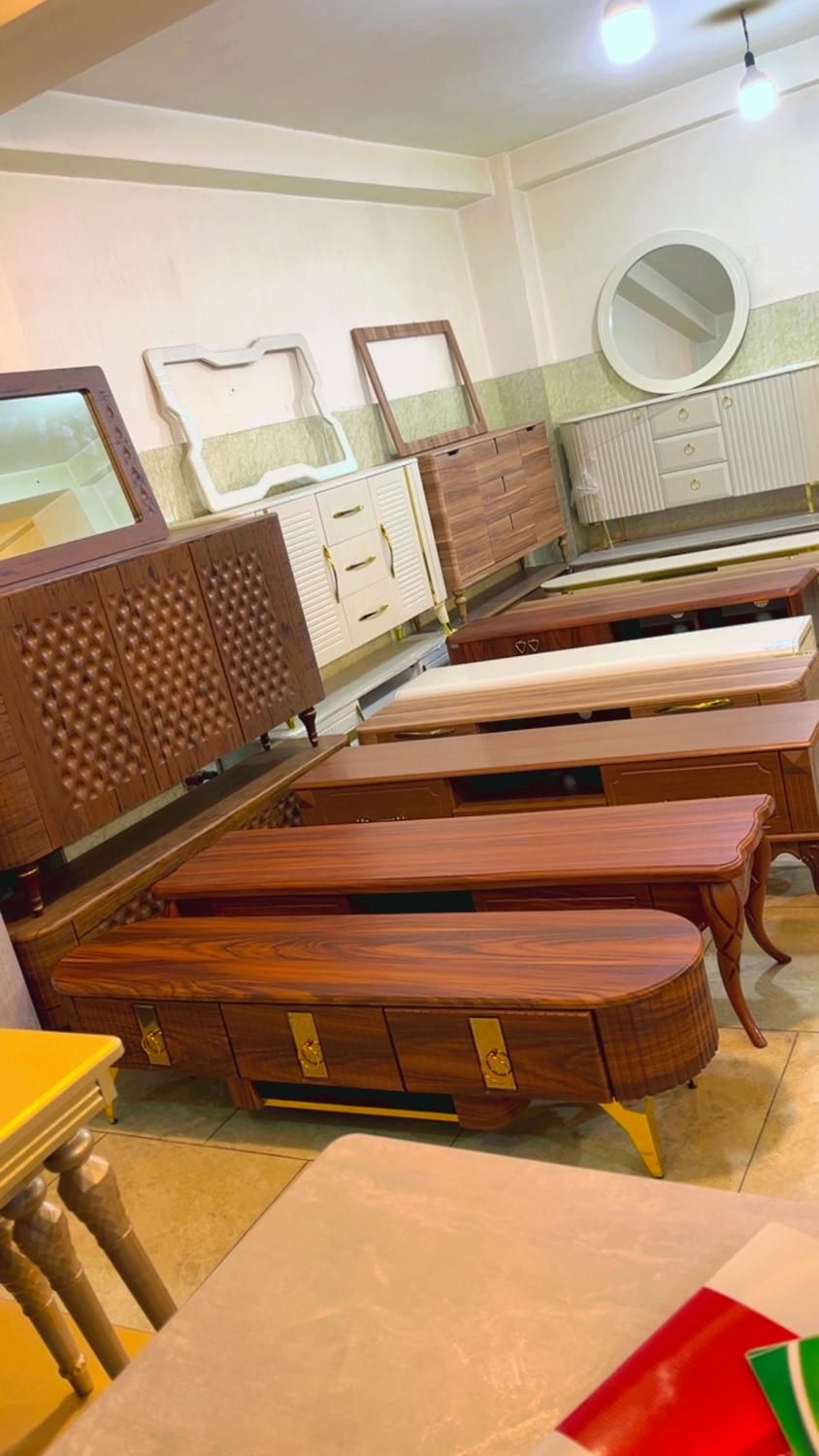 اینه کنسول و میز تی وی کلاسیک میلانو۳۰۹|بوفه، ویترین، کنسول|تبریز, |دیوار