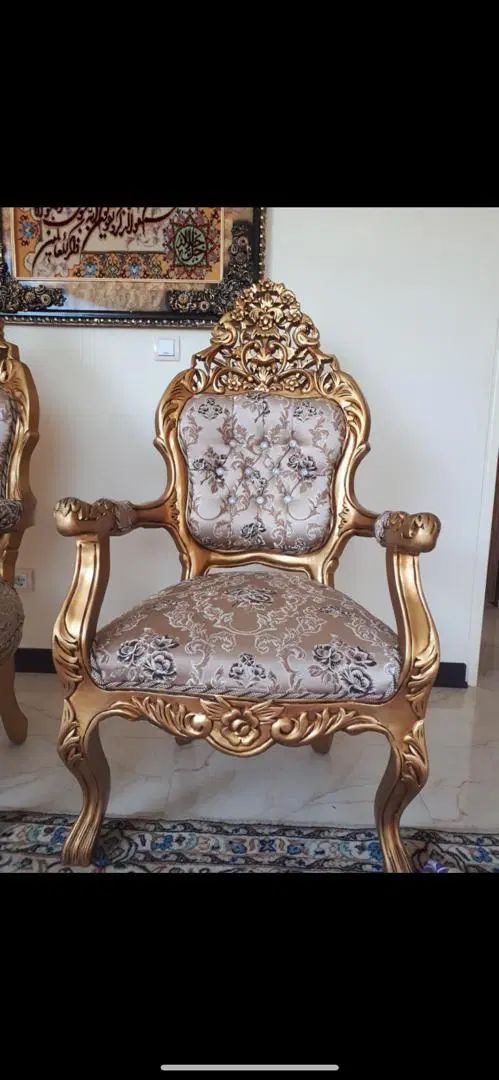 مبل ۹ نفره استیل چوب گردو|مبلمان خانگی و میز عسلی|اصفهان, خانه اصفهان|دیوار