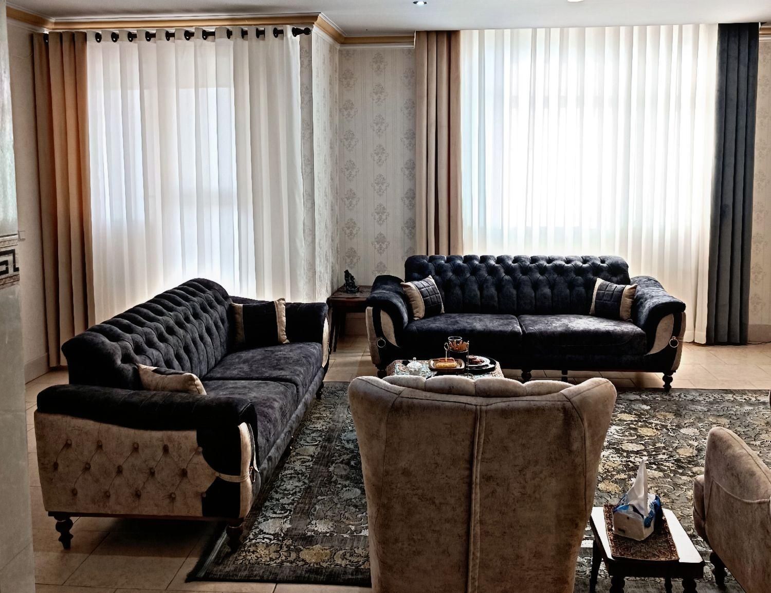 حریرکرپ پتینه بافت دار مخمل آماده نصب|پرده، رانر، رومیزی|اندیشه, اندیشه فاز ۱|دیوار