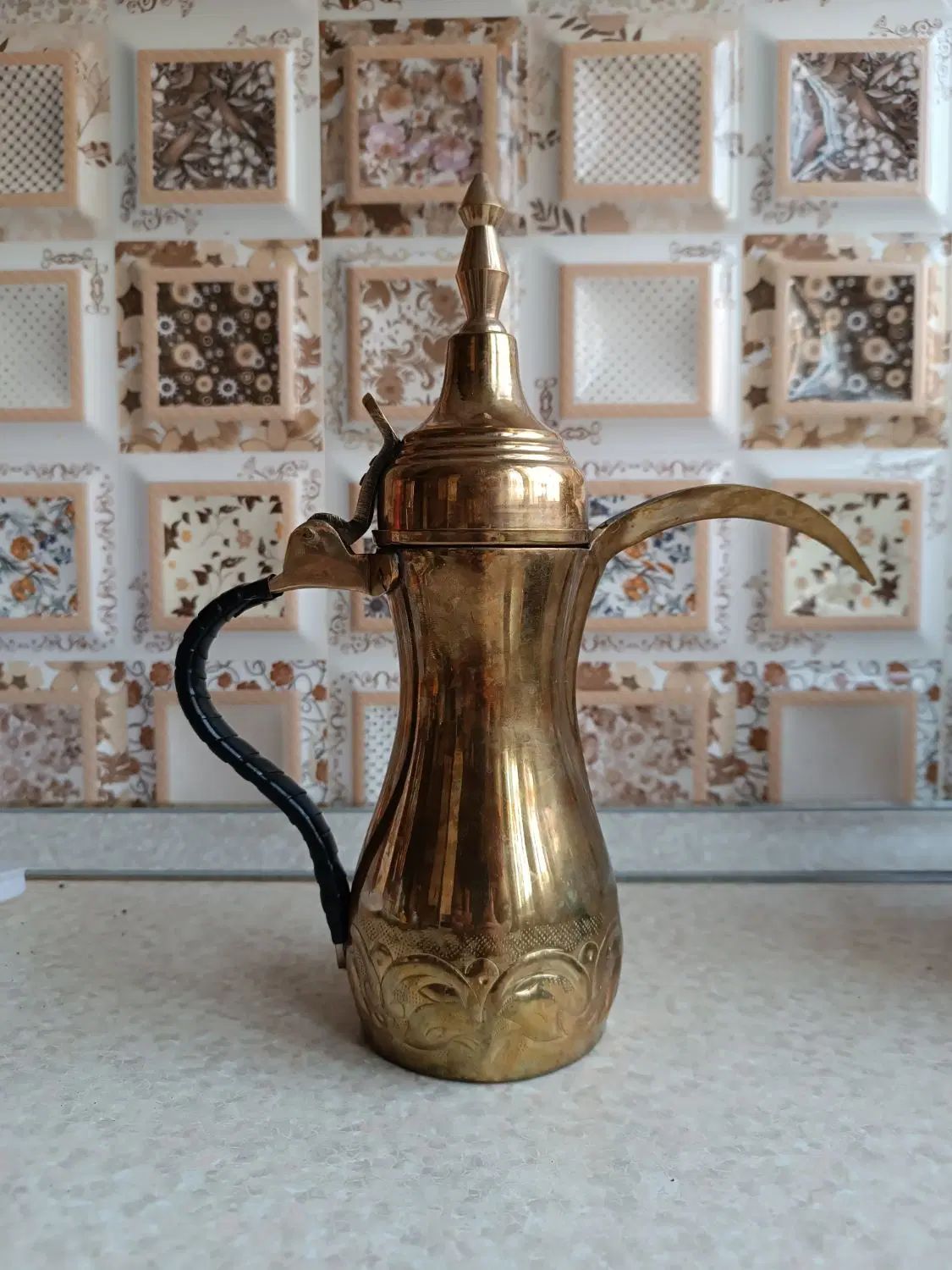 دله عربی برنجی دست‌ساز نو|سماور، چای‌ساز، قهوه‌ساز|تهران, اقدسیه|دیوار