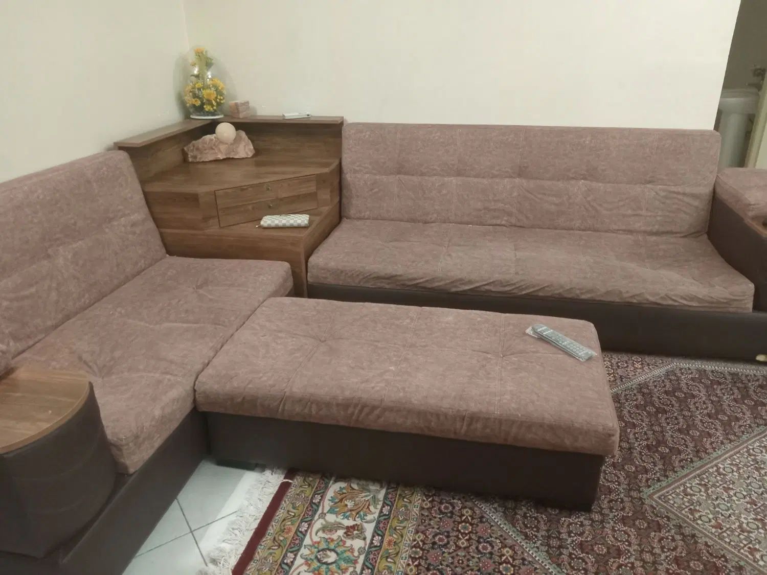 مبل ۷ نفره تختخواب شو .قیمت توافقی .فروش فوری|مبلمان خانگی و میز عسلی|تهران, راه آهن|دیوار