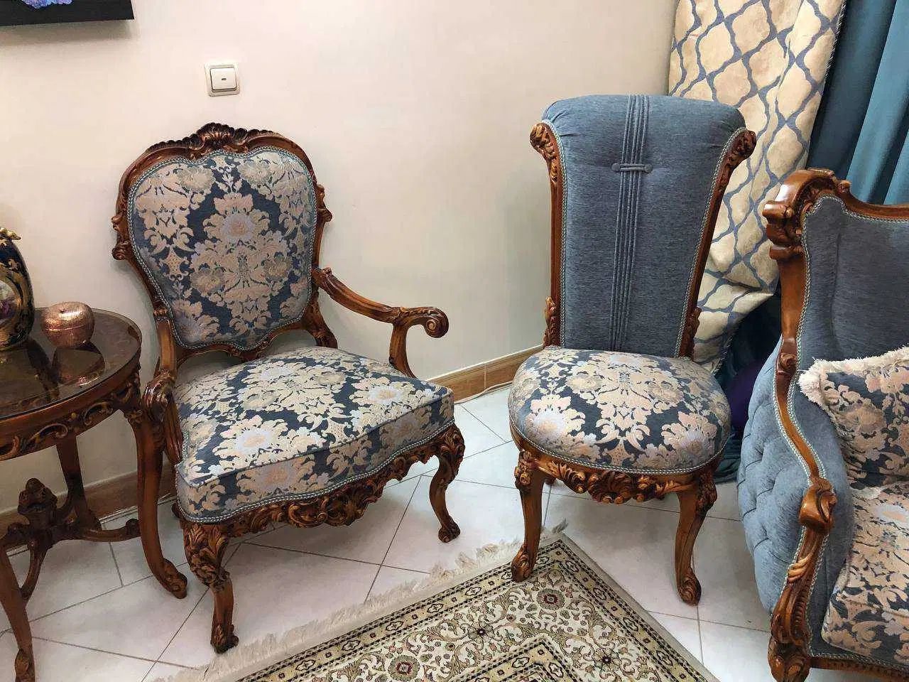 مبل استیل۷نفره|مبلمان خانگی و میز عسلی|تهران, جماران (نیاوران)|دیوار
