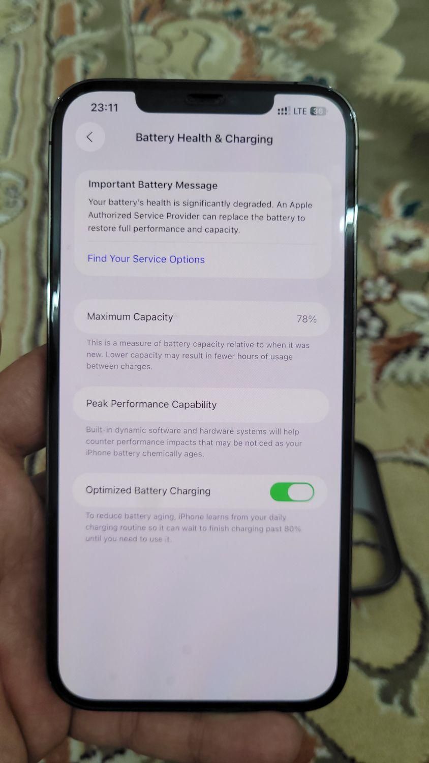 اپل iPhone 12 Pro Max با حافظهٔ ۲۵۶ گیگابایت|موبایل|یزد, |دیوار