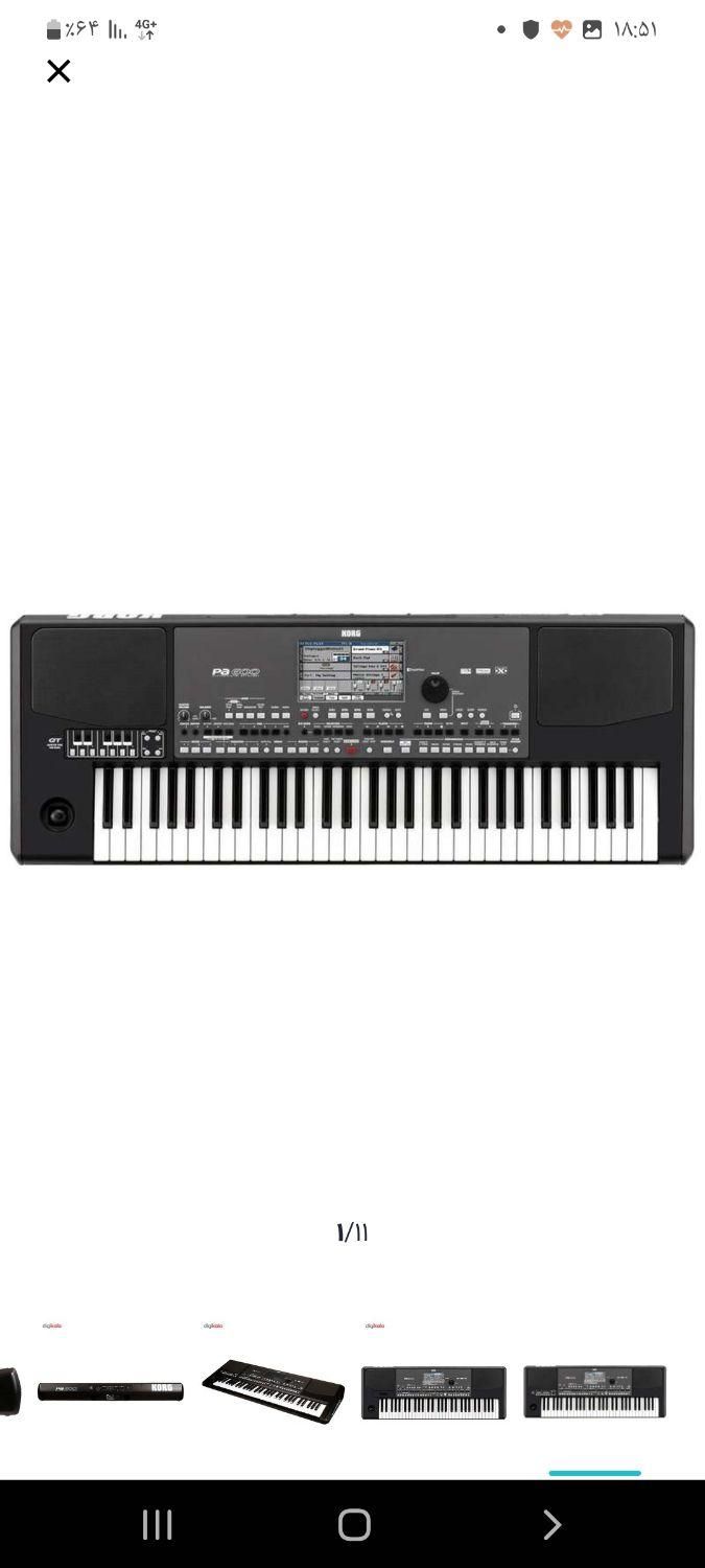 korG pa600Qt|پیانو، کیبورد، آکاردئون|اهواز, نادری|دیوار