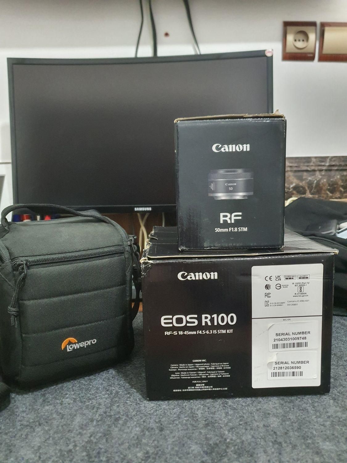 دوربین کنون/Canon/R100/ همراه با کیت|دوربین عکاسی و فیلم‌برداری|قرچک, |دیوار
