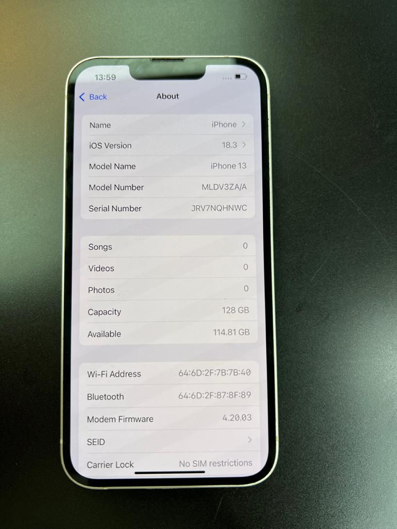 اپل iPhone 13 با حافظهٔ ۱۲۸ گیگابایت|موبایل|شهریار, |دیوار