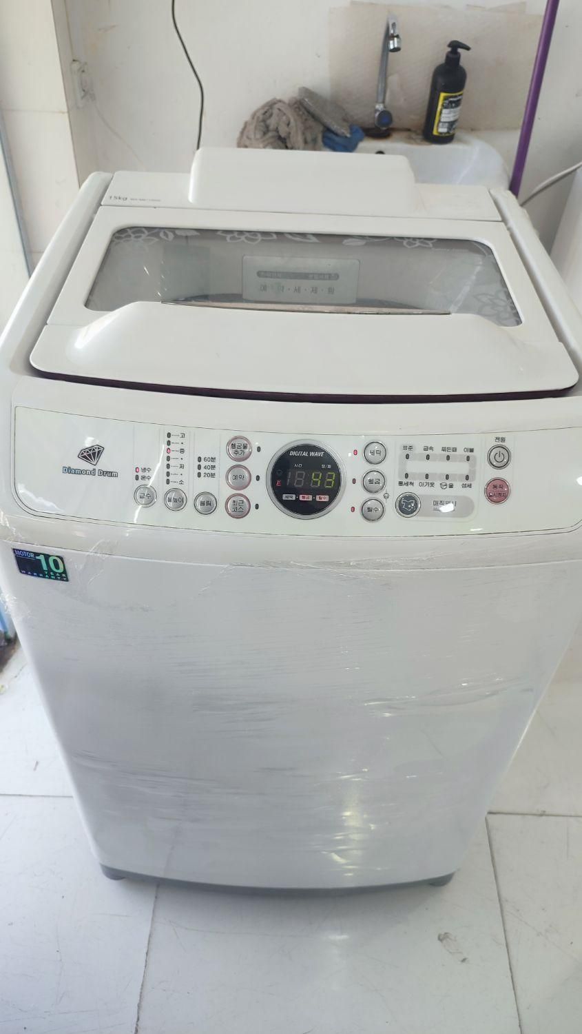 پتوشوی فول اتومات الجی مدلKm990 استوک|ماشین لباسشویی و خشک‌کن لباس|لالی, |دیوار