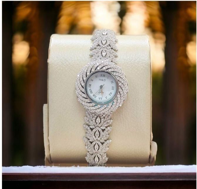 ساعت نقره پرنس مدل پر نگین سرویس نقره جواهری|بدلیجات|تبریز, |دیوار