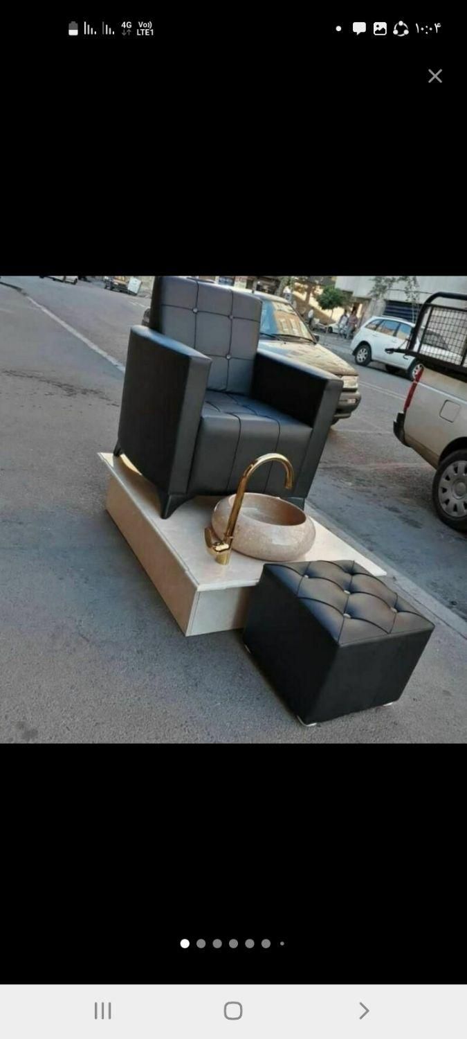 ترولی. تخت مژه. پاف. صندلی مکاپ|آرایشگاه و سالنهای زیبایی|صفادشت, |دیوار