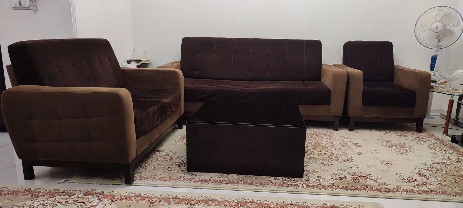 مبل راحتی ۶ نفره با میز وسط|مبلمان خانگی و میز عسلی|تهران, طرشت|دیوار