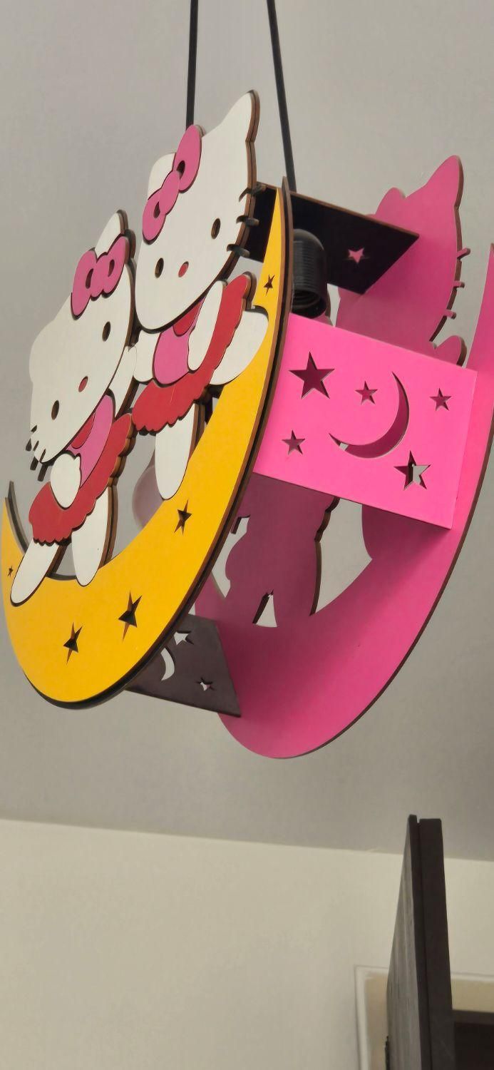 لوستر طرح کیتی|لوستر و چراغ آویز|تهران, امام حسین|دیوار