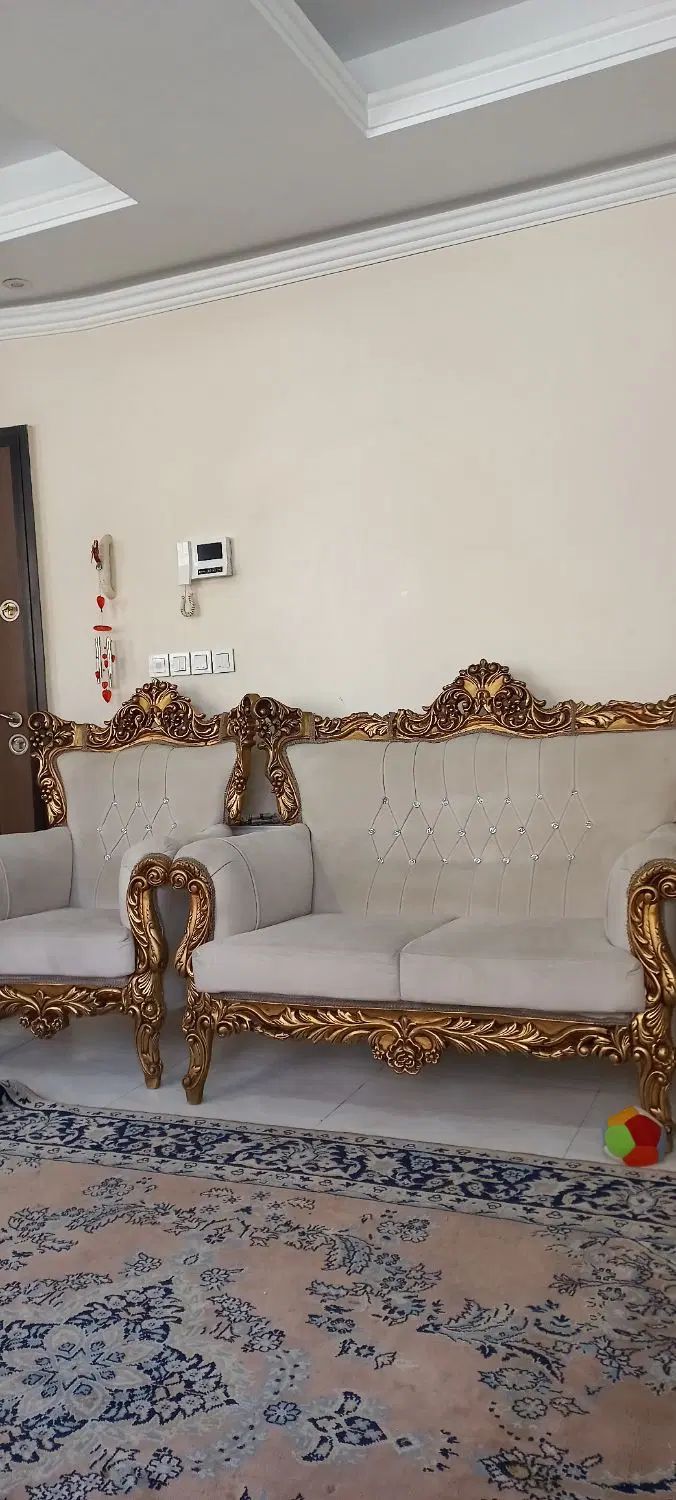 مبلمان استیل ۷نفره|مبلمان خانگی و میز عسلی|تهران, جی|دیوار