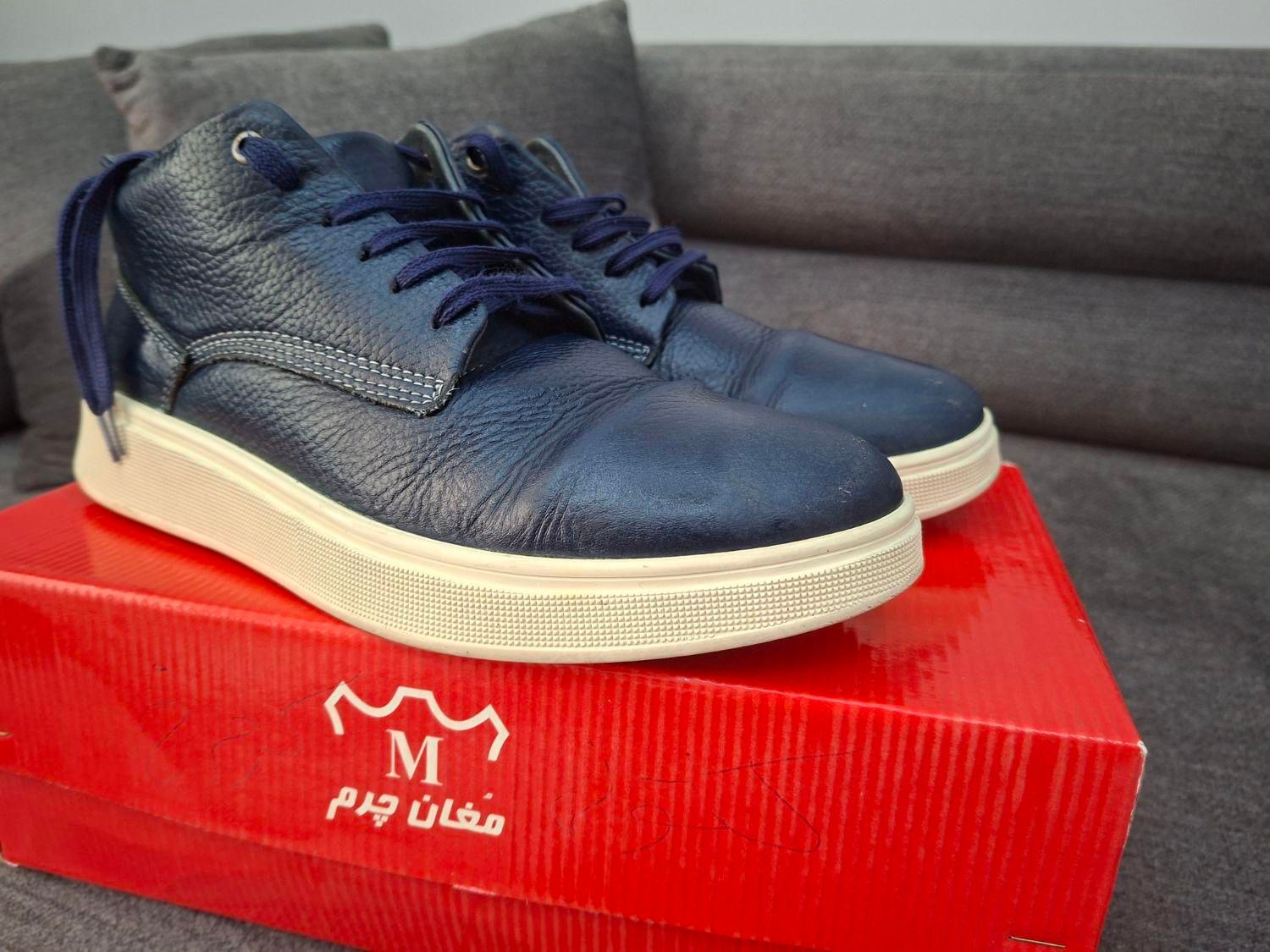 نیم بوت مردانه چرم مغان|کیف، کفش، کمربند|ری, فیروزآبادی|دیوار