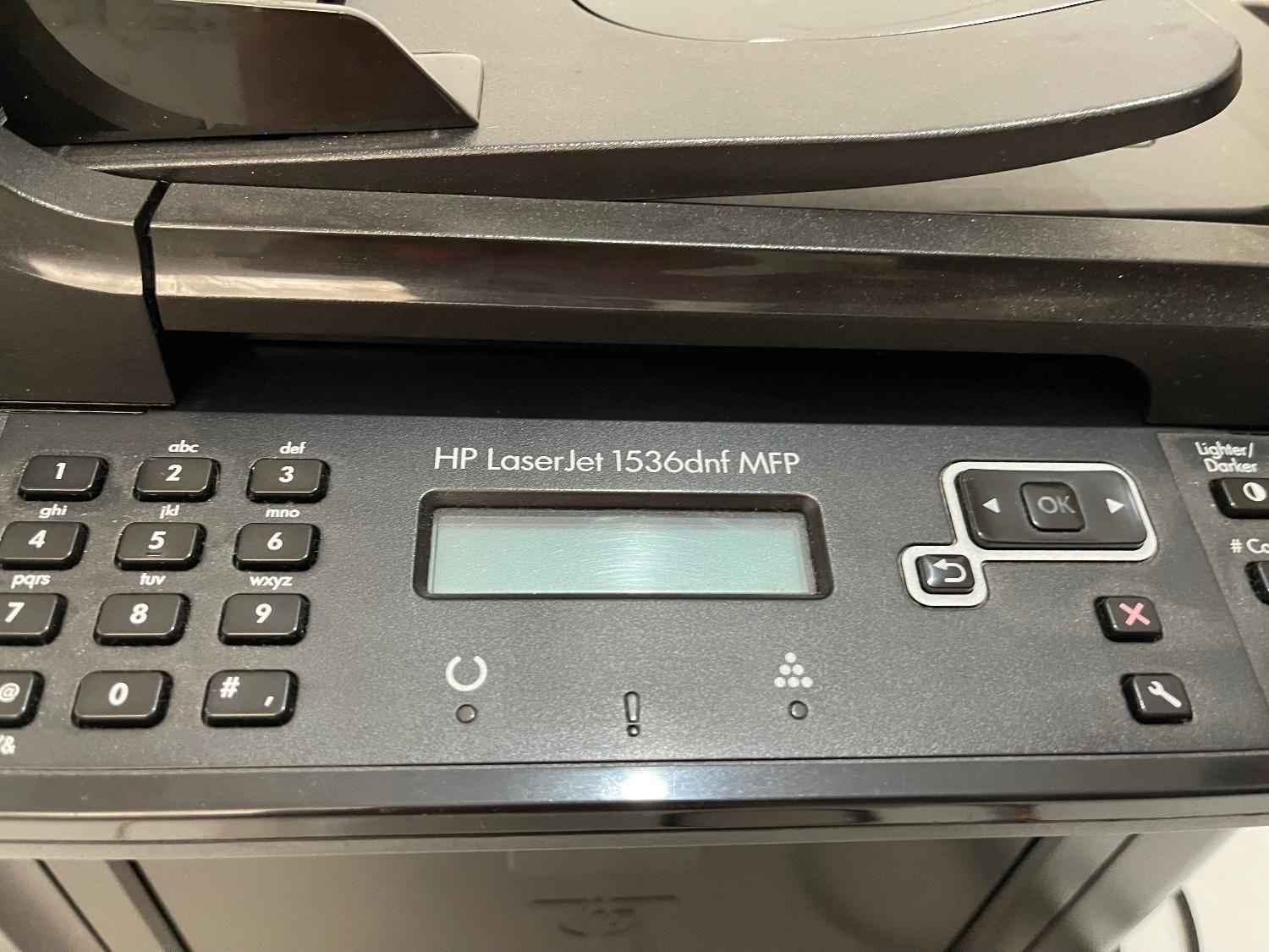 پرینتر چهار کاره HP LaserJet 1536dnf MFP|پرینتر، اسکنر، کپی، فکس|ساری, |دیوار