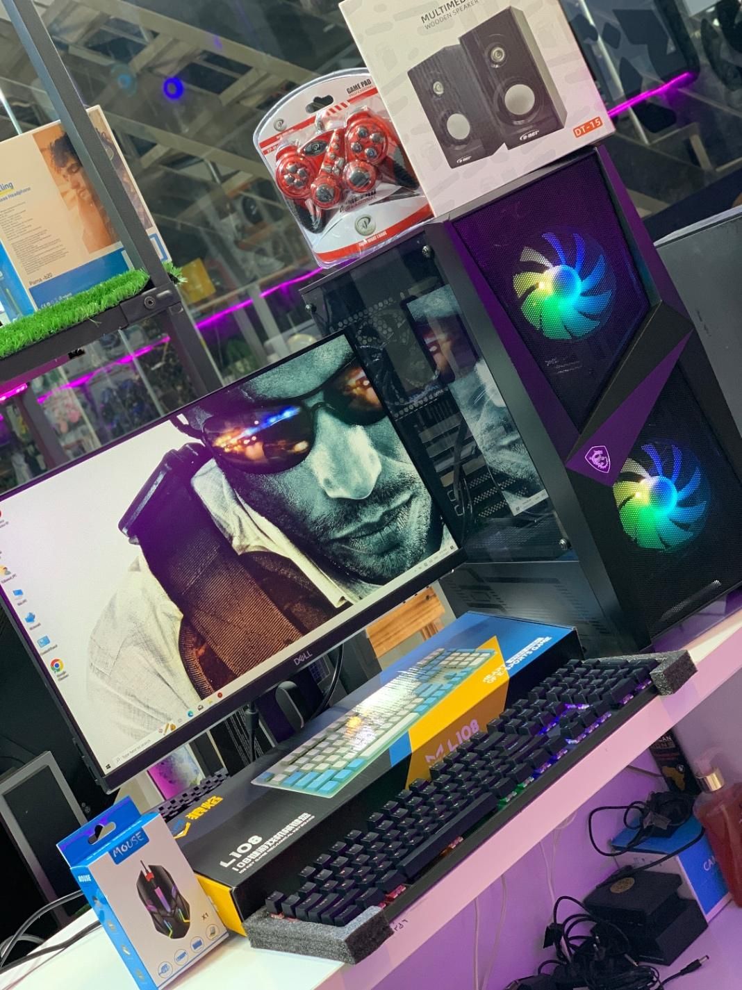 سیستم کامپیوتر MSI فول کالر|رایانه رومیزی|اهواز, گلستان|دیوار