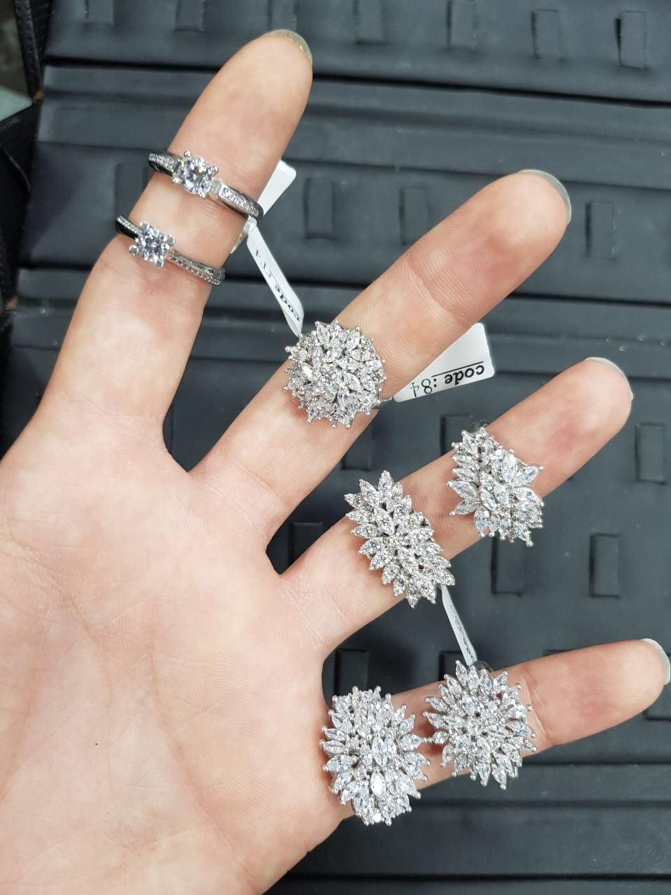 انگشتر سلطنتی مارکیز نقره آب طلا نانو ترک کد0079|بدلیجات|تبریز, |دیوار