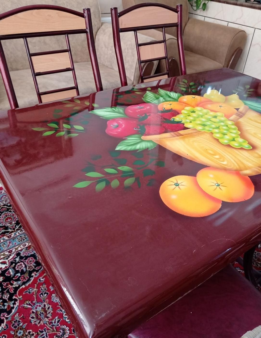 میز ناهار خوری 4 نفره تمیز|میز و صندلی غذاخوری|شهرضا, |دیوار