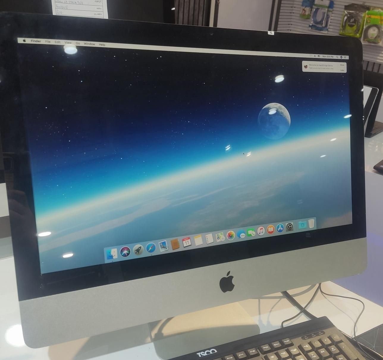 آل این وان Apple iMac صفحه 21.5 SSD 256|رایانه رومیزی|تهران, میرداماد|دیوار