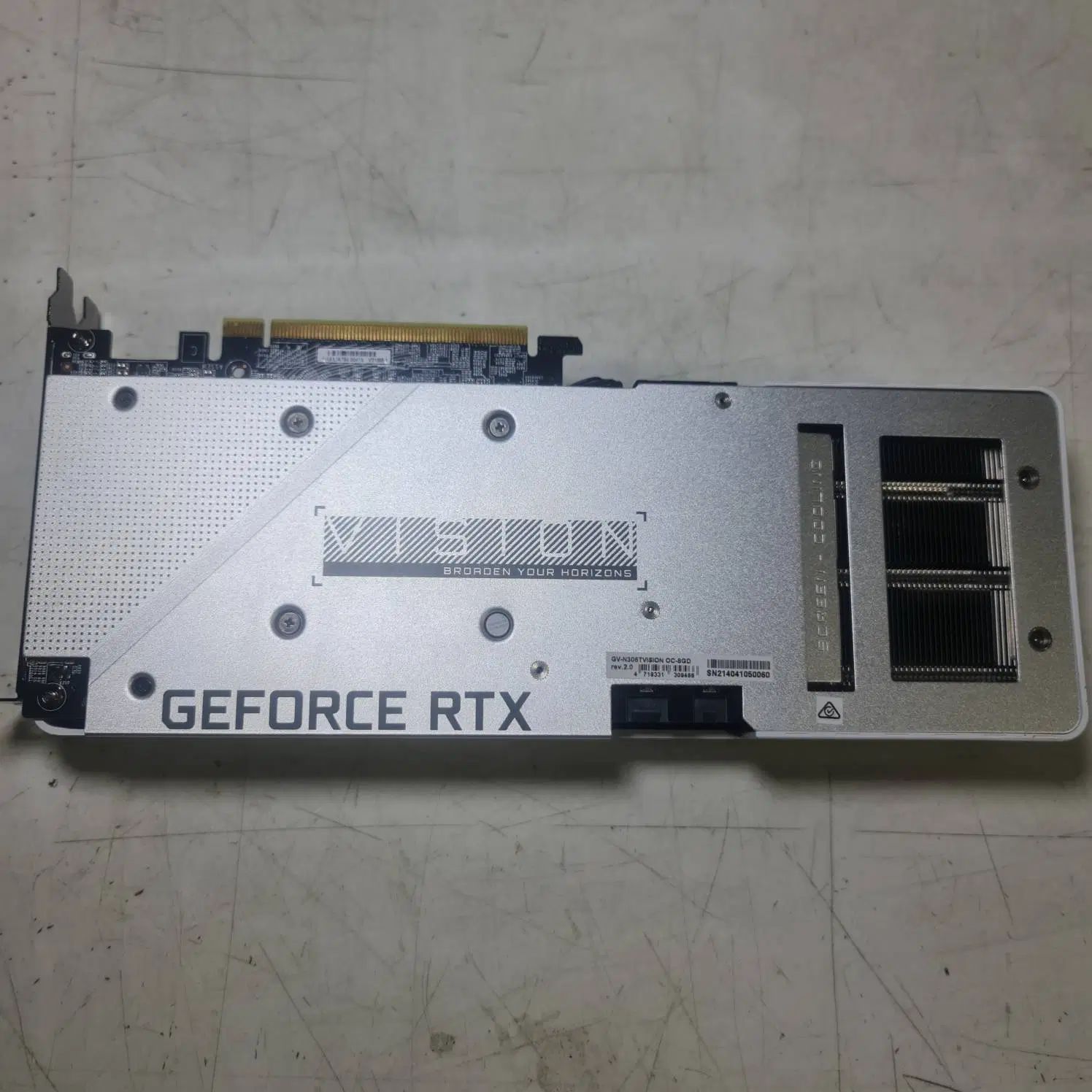 کارت گرافیک RTX 3060TI GIGABYTE VISION 8GB|قطعات و لوازم جانبی رایانه|تهران, والفجر|دیوار