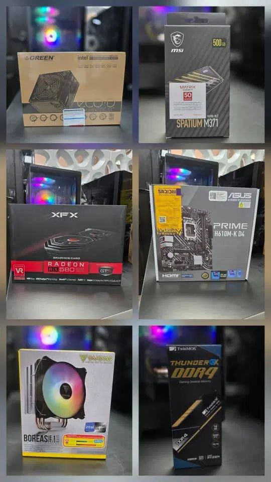 هیولای گیمینگ اقتصادی/نسل دوازده/Ram16/گرافیک8|رایانه رومیزی|شیراز, معالی‌آباد|دیوار