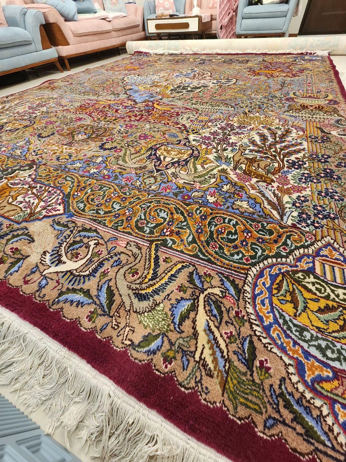 دستباف ۱۲ متری طرح شکارگاه کاشمر|فرش|تهران, اختیاریه|دیوار