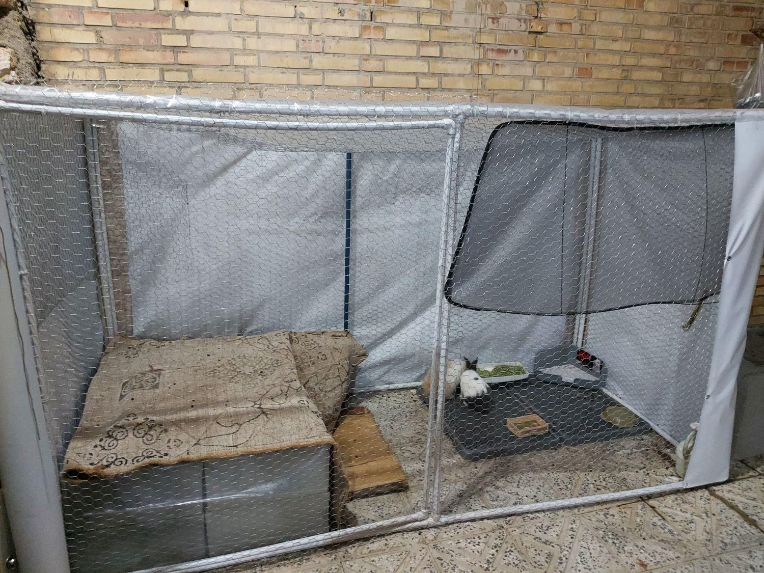 قفس بزرگ 2 متر نیم در 1متر20|لوازم جانبی حیوانات|شهرضا, |دیوار