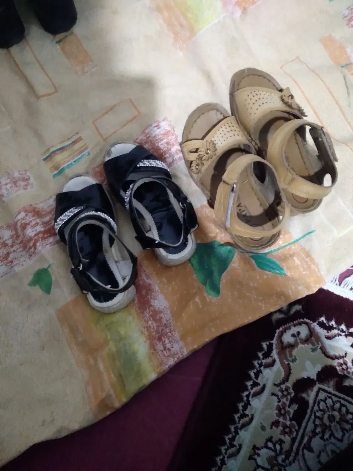 کتونی بچه گانه. دمپایی سایز ۲۵ کتونی سایز ۳۲|کفش و لباس بچه|قدس, شهر‌قدس|دیوار