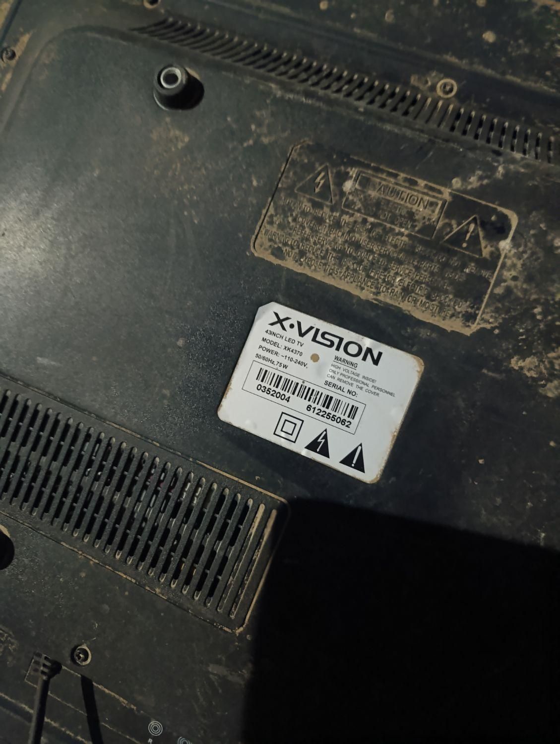 تلویزیون ال ای دی ایکس ویژن مدل XK4370 - سایز 43|تلویزیون و پروژکتور|تربت‌حیدریه, |دیوار