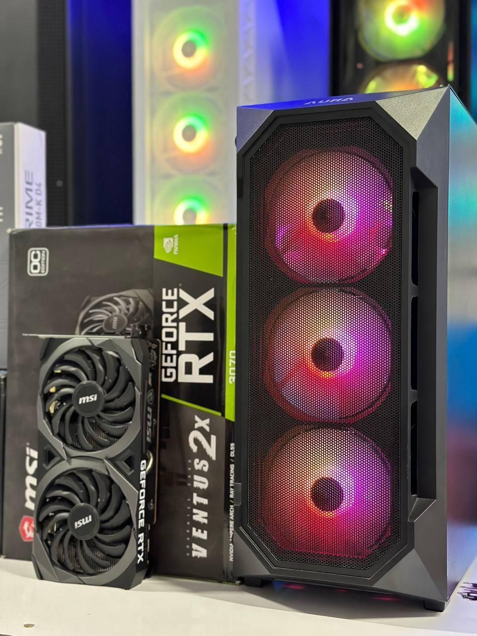 کیس فوق گیمینگ و رندرینگ RTX3070پردازندهi512400F|رایانه رومیزی|مشهد, فلسطین|دیوار