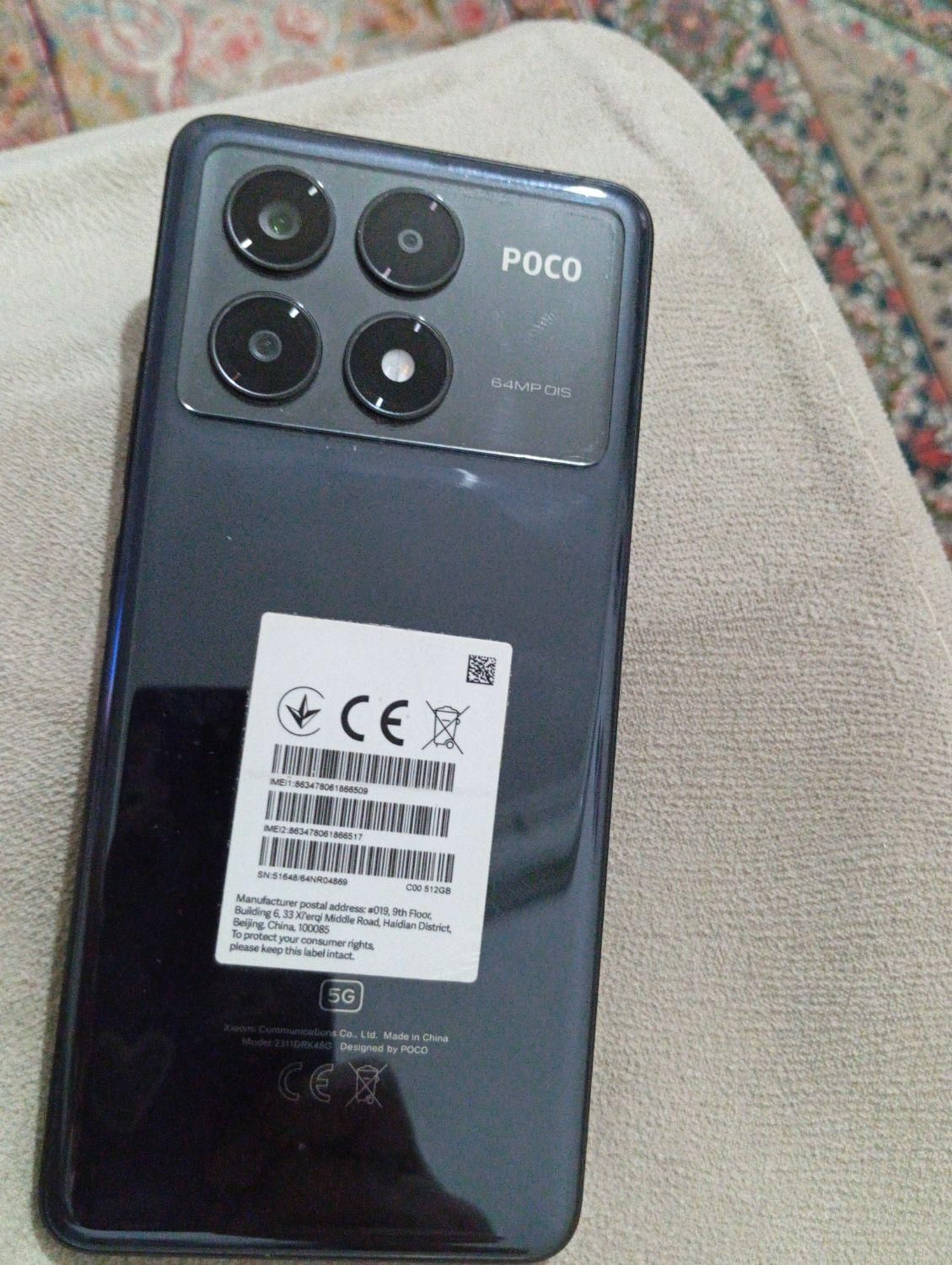 شیائومی Poco X6 Pro با حافظهٔ ۵۱۲ گیگابایت|موبایل|تهران, سجاد|دیوار