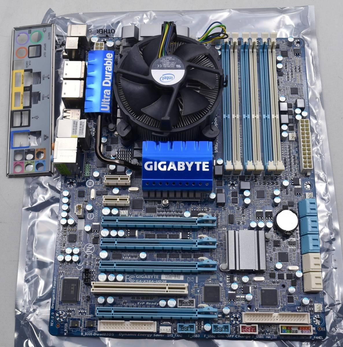 باندل مادربرد مادربورد Gigabyte X58 با Cpu i7 فن|قطعات و لوازم جانبی رایانه|تهران, قاسم‌آباد|دیوار