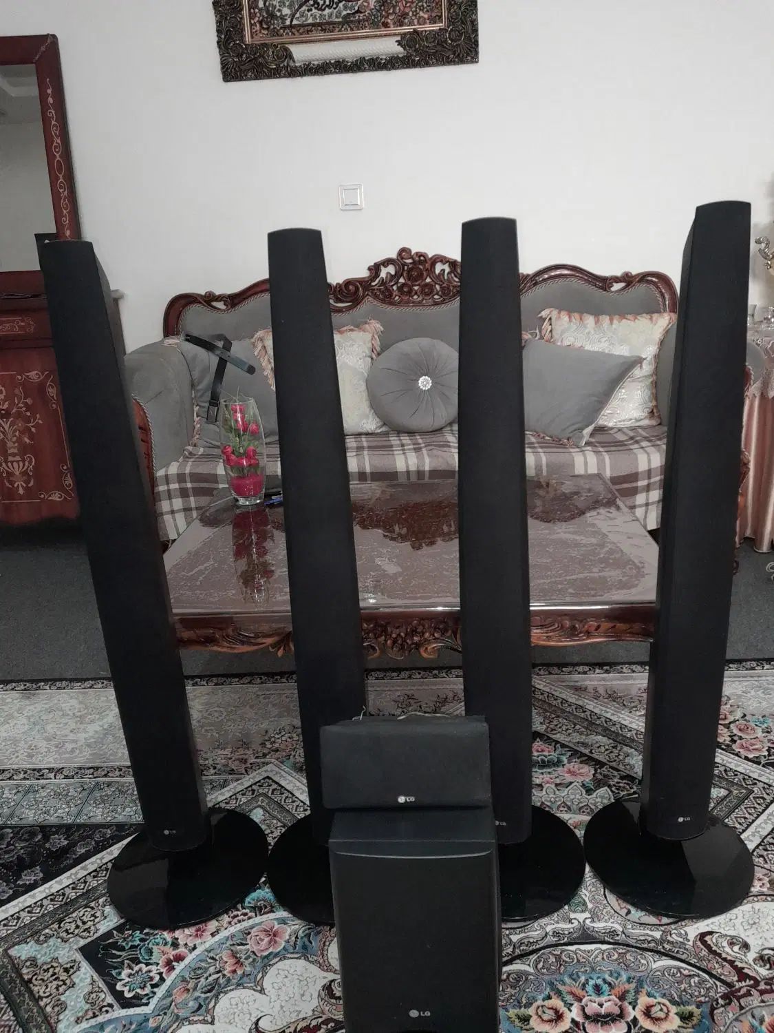 چهار عدد باند ایستاده ای ال‌جی سالم سالم|سیستم صوتی خانگی|کرج, بنیاد|دیوار