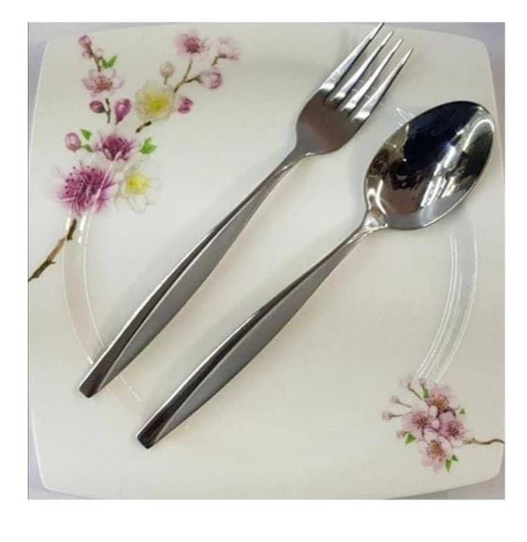 قاشق چنگال دهنه اروپایی جدید طلایی نقره ای120پارچه|ظروف سرو و پذیرایی|یزد, |دیوار