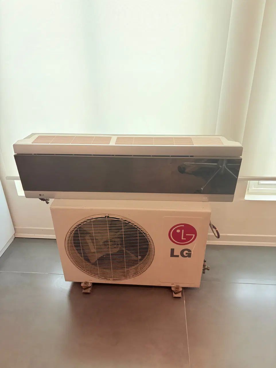 کولر الجی ۱۲ هزار پنل مشکی سرد و گرم C126RQ|کولر گازی و فن‌کوئل|تهران, آسمان|دیوار