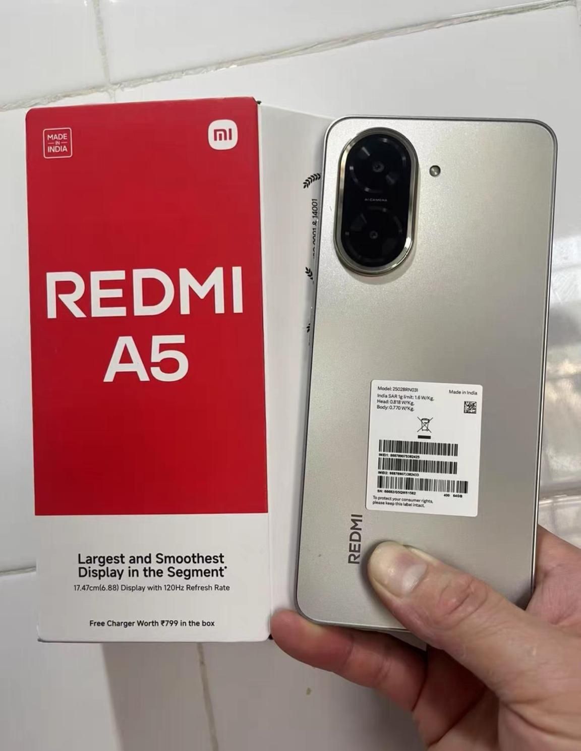 شیائومی ردمی آ۵ گیگ ۶۴ رم ۴ redmi A5|موبایل|تهران, هفت حوض|دیوار