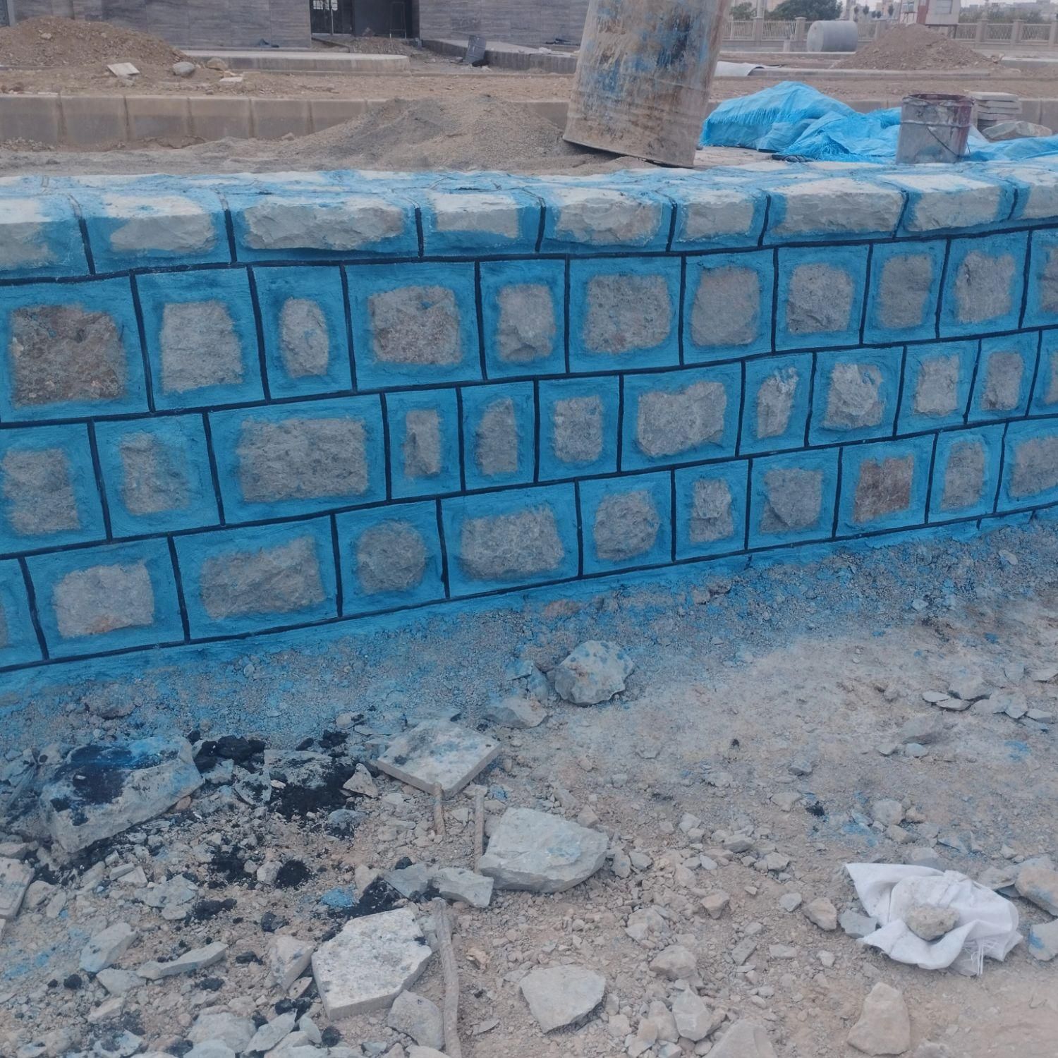 اجرای سنگ مالون و ورق طبیعی نما|خدمات پیشه و مهارت|تهران, درکه|دیوار