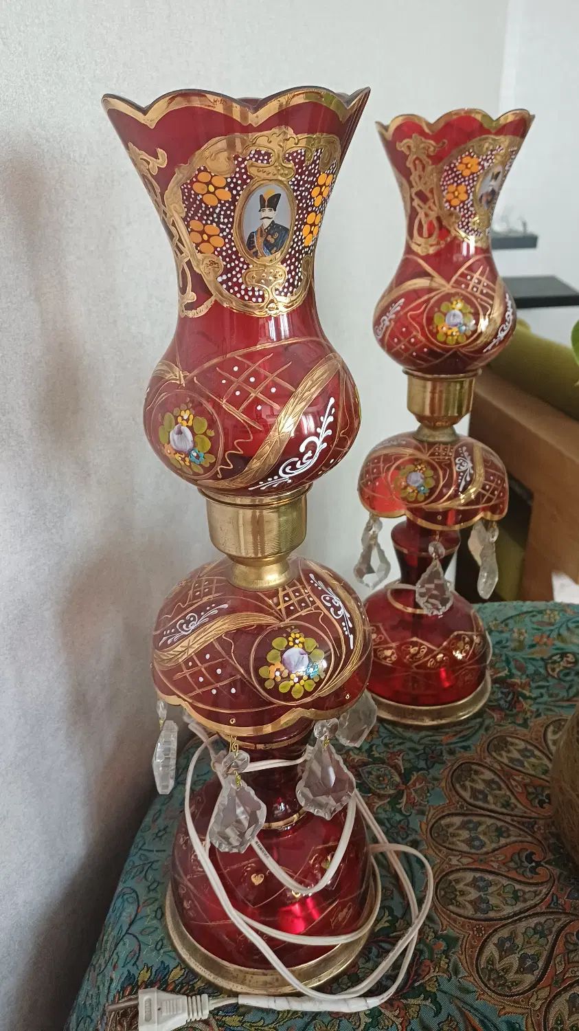 لوستر و آباژور لاله|لوستر و چراغ آویز|تهران, ارم|دیوار