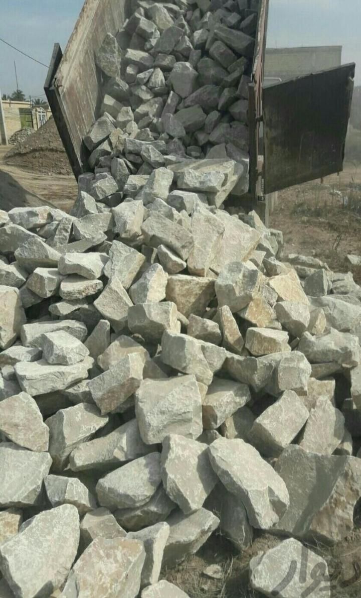 سنگ پی هفتگلی وسنگ کوه وماسه شن وصدف|مصالح و تجهیزات ساختمان|آبادان, |دیوار