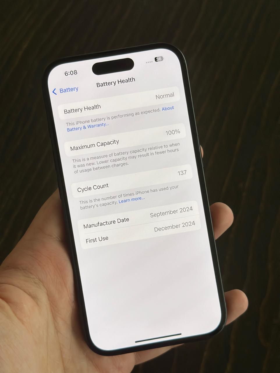 اپل iPhone 16 با حافظهٔ ۲۵۶ گیگابایت|موبایل|تهران, فرمانیه|دیوار