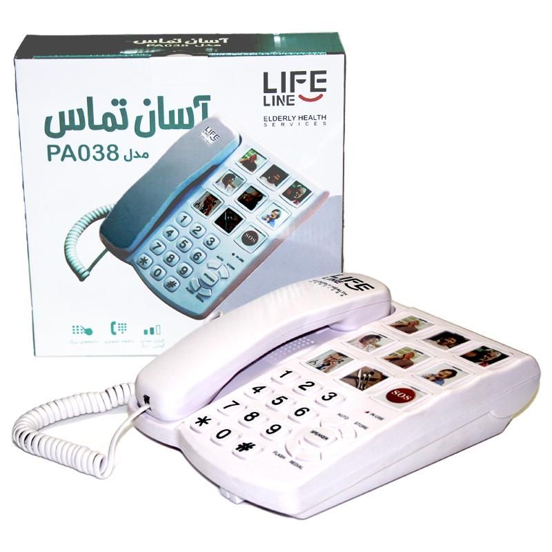 تلفن رومیزی آسان تماس با حافظه تصویری LifeLine|تلفن رومیزی|تهران, طرشت|دیوار