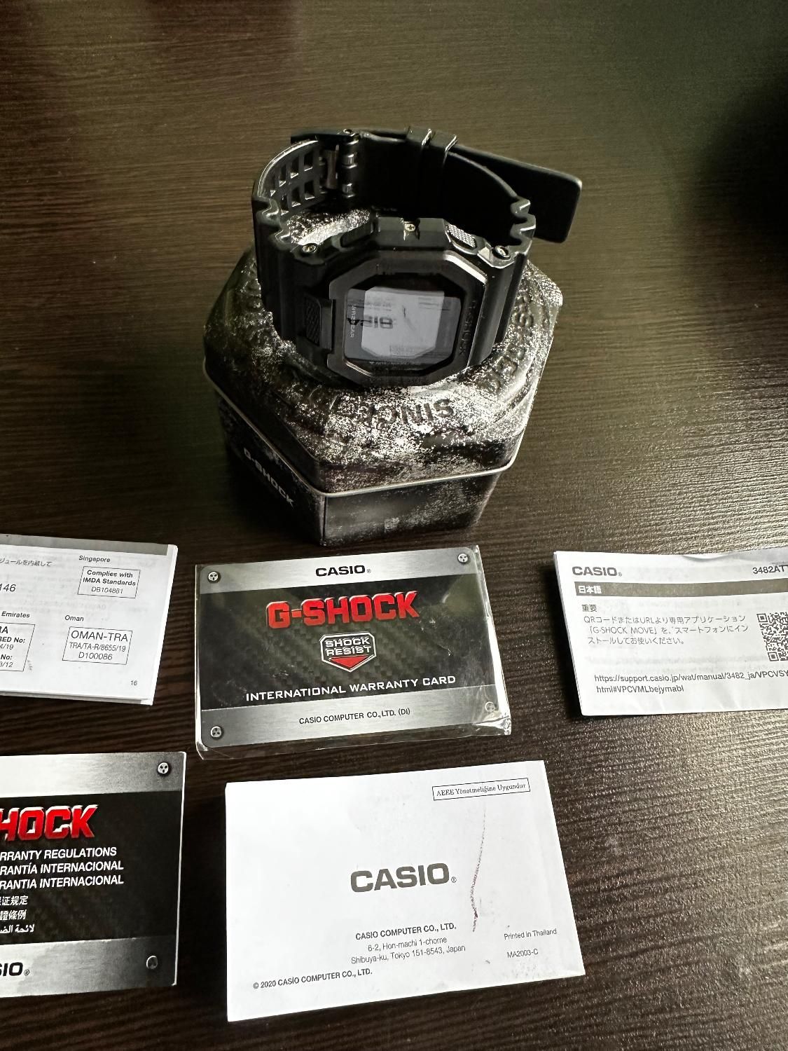 ساعت هوشمند ضد آب ضد ضربه G- shock GBX100 carbon|ساعت|تهران, میرداماد|دیوار