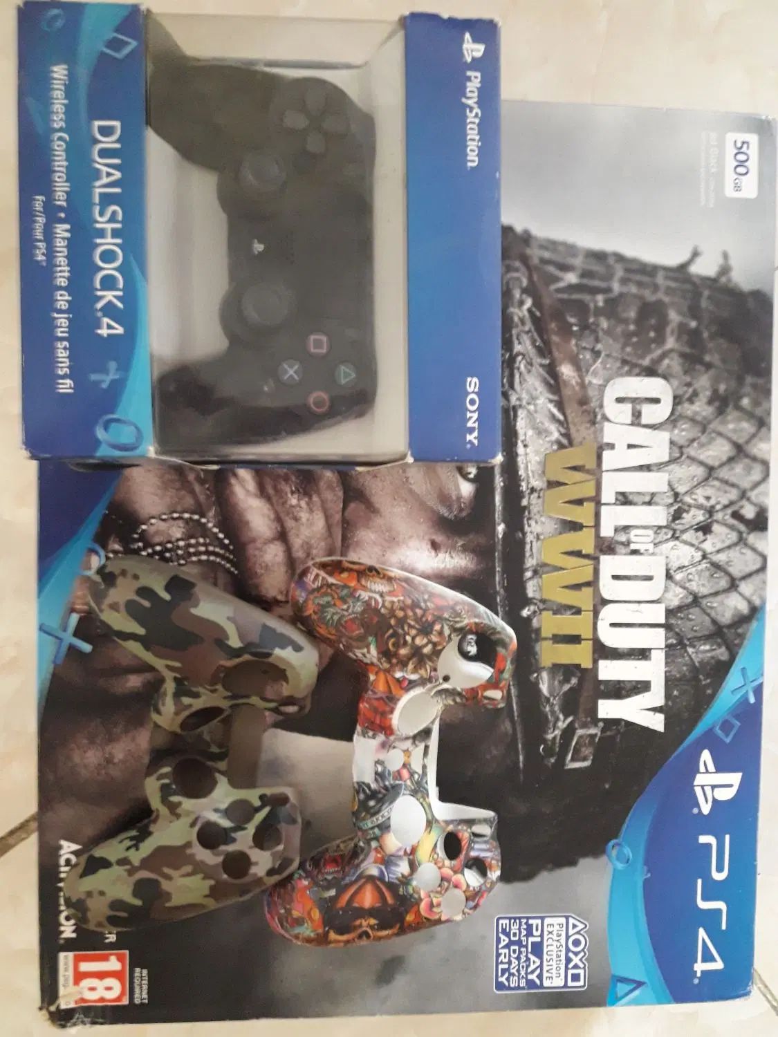 ps4 دودسته ۵۰۰ گیگ ورژن ۱۲.۵۰|کنسول، بازی ویدئویی و آنلاین|تهران, مجیدآباد|دیوار