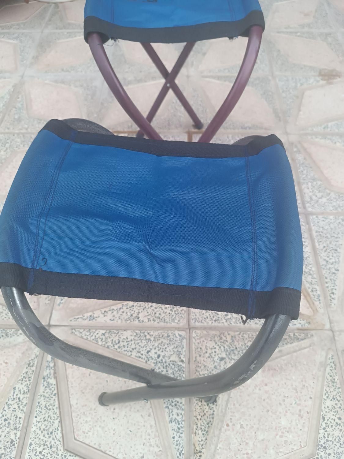 دو عدد صندلی تاشو مخصوص پارک پیکنیک|صندلی و نیمکت|پیر بکران, |دیوار