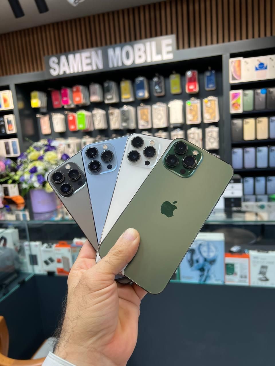 اپل iPhone 13 Pro Max با حافظهٔ ۱ ترابایت|موبایل|رشت, خواهر امام|دیوار