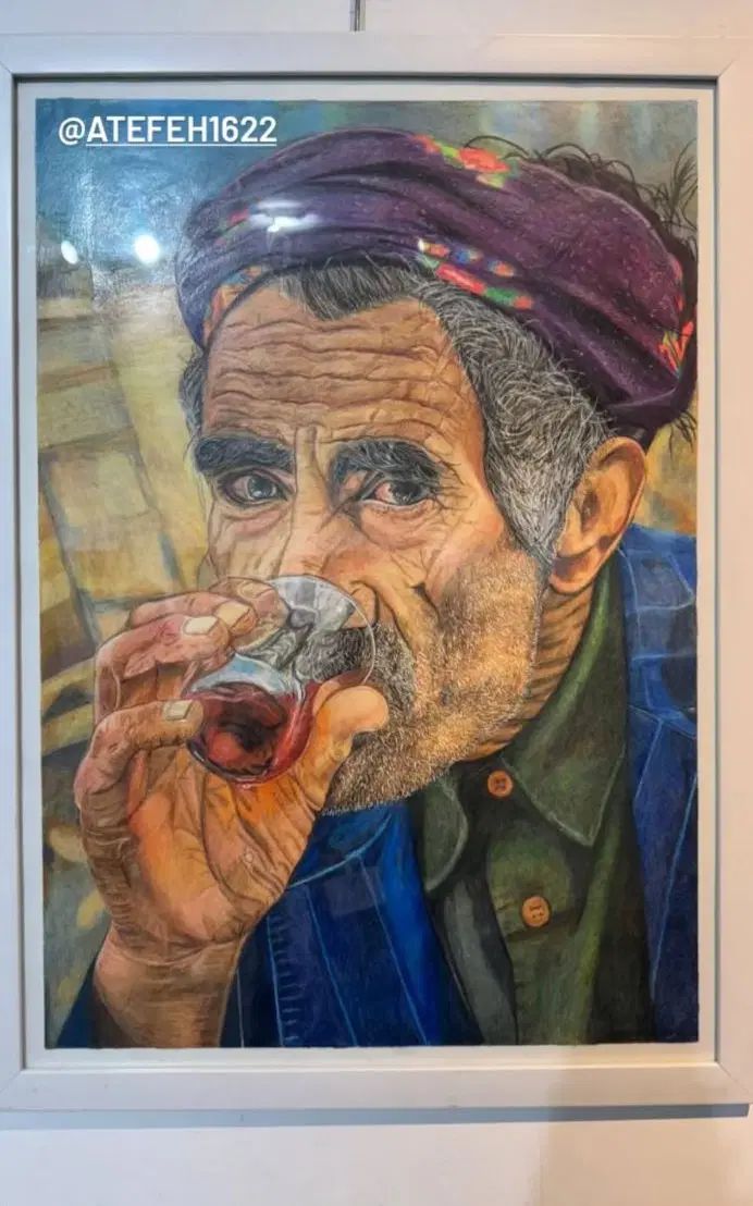 تابلو مدادرنگی|تابلو، نقاشی، عکس|مشهد, دانشجو|دیوار