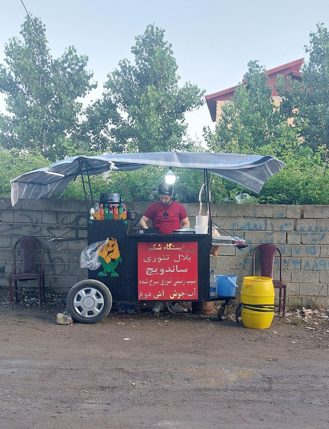 دکه ساندویچی و بلال و پیتزا تنوری|کافی‌شاپ و رستوران|آستارا, |دیوار