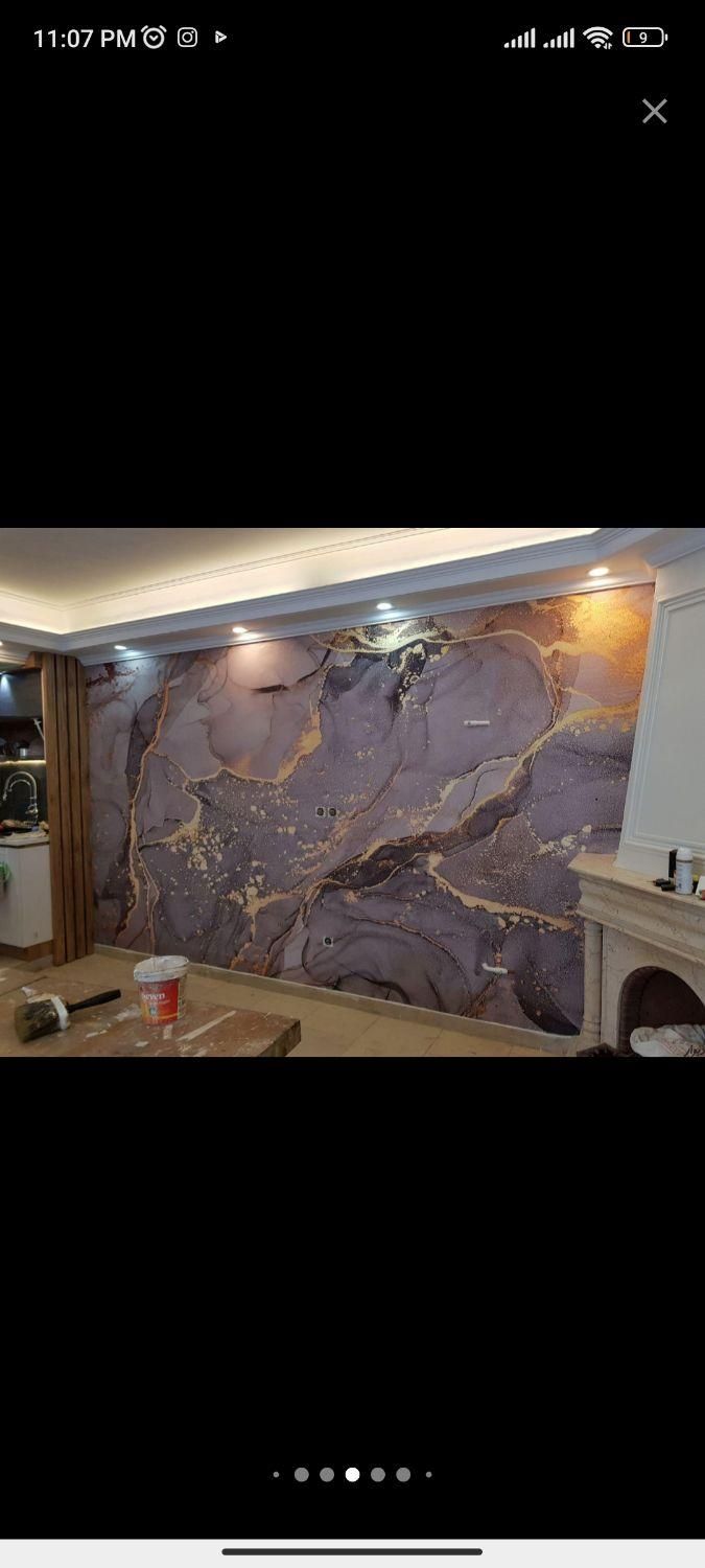 فروش و نصب کاغذ دیواری پوستر از رولی 200|خدمات پیشه و مهارت|سمنان, |دیوار